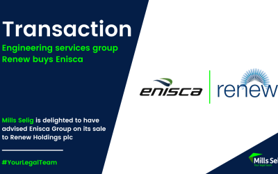 Latest Transaction: Renew Holdings plc acquisition of Enisca Group