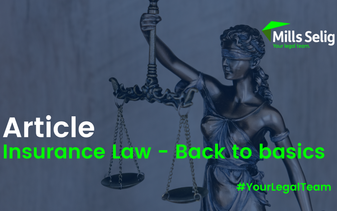 Insurance Law: Back to basics