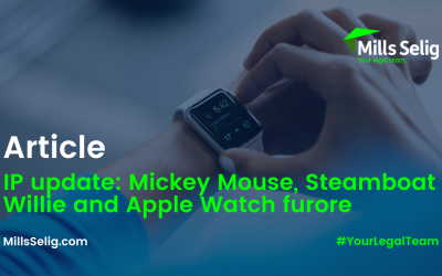 IP Update – Mickey Mouse, Steamboat Willie and an Apple Watch furore